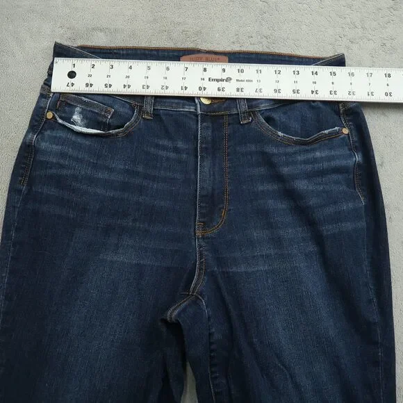 Judy Blue Jeans Women's 14W High-Rise Skinny Fit Capri 26" Inseam Distressed - Picture 16 of 16